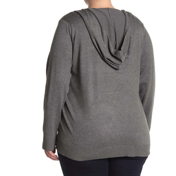 Cyrus Gray VNeck Pullover Sweater Sweatshirt Hoodie - Picture 2 of 5